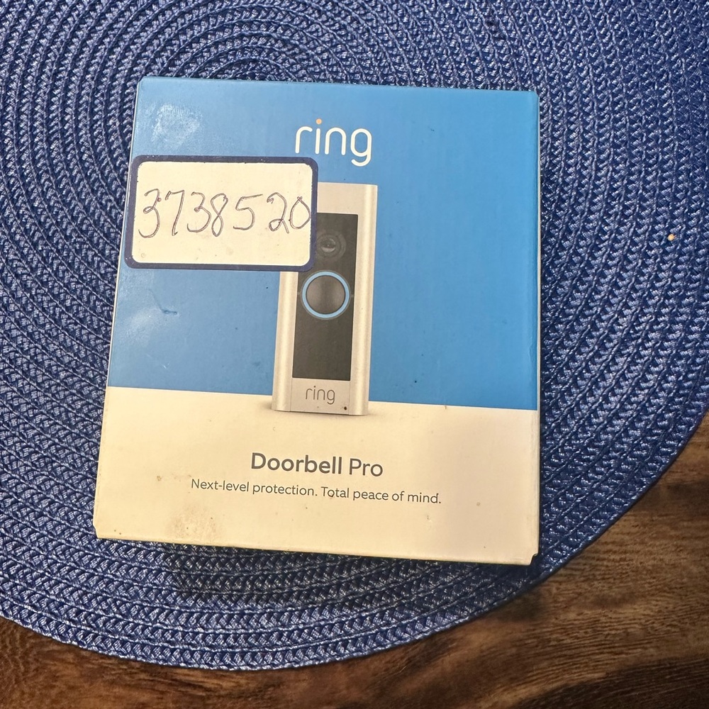 Ring Doorbell Pro - Silver and Black